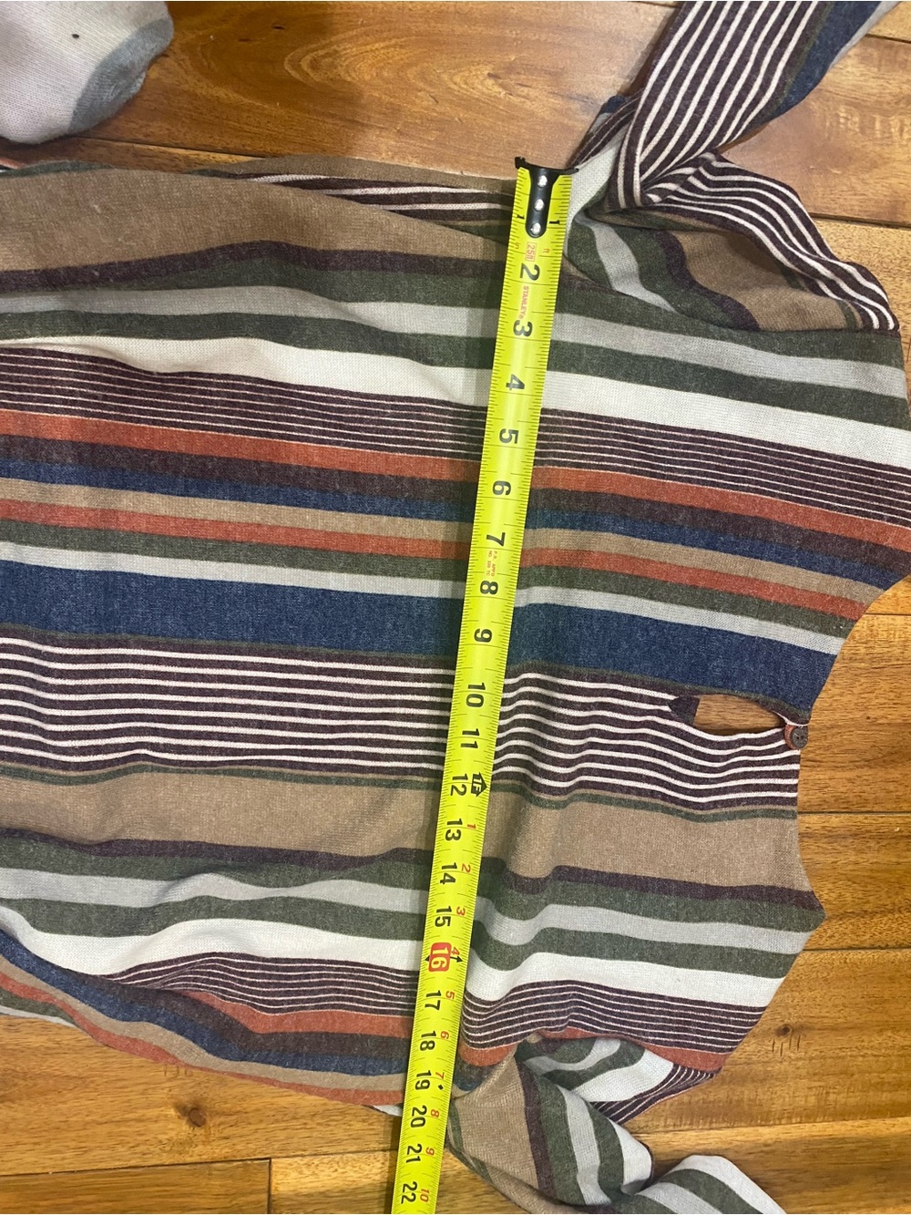 Ces Femme Striped Top in Blue, Olive, Rust, Cream - Picture 5 of 7